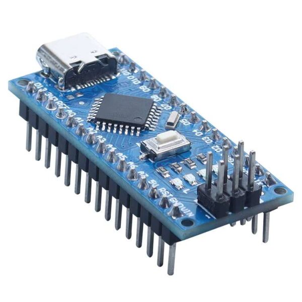 Arduino Nano with CH340 Uploader – USB Type-C