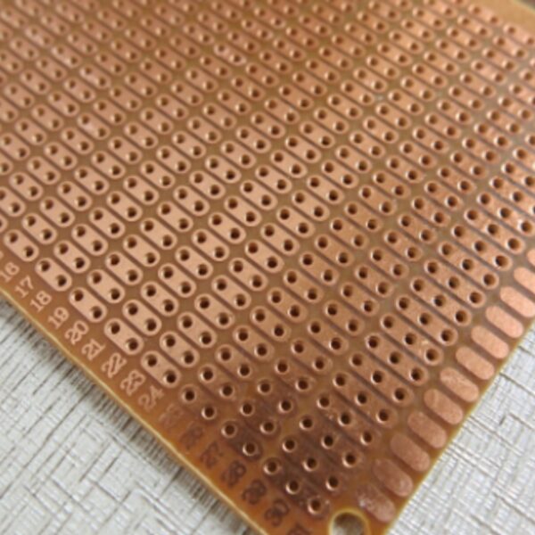 PCB Prototype Board FR4 10x15cm (Copper Strip Lines)