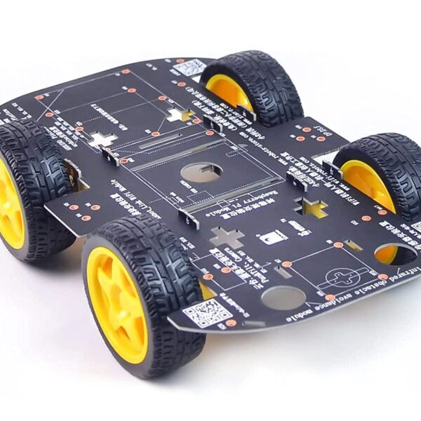 4WD Smart Robot Car Chassis Kit with DC Motors and Wheels