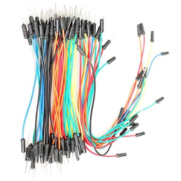 65-Piece Solderless Breadboard Jumper Wire Kit (Male-to-Male)