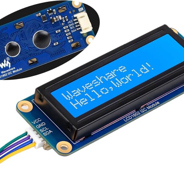 LCD1602 16x2 Character LCD Display Module (Blue Backlight)