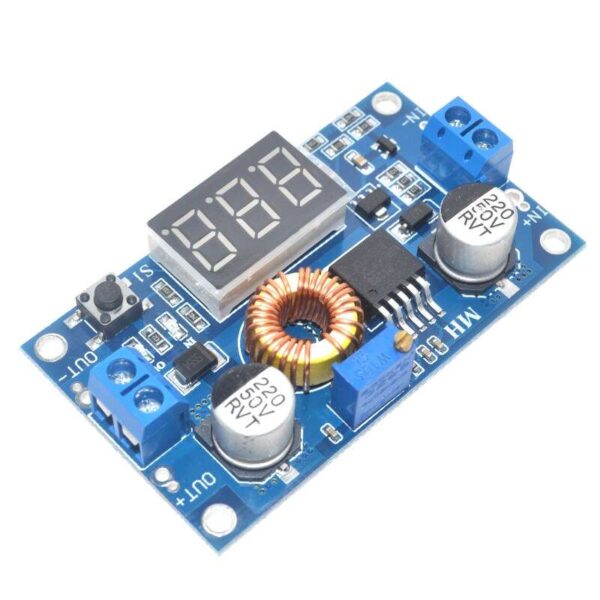 XL4015 Adjustable DC-DC Step-Down Converter Module with LED Display (5A)