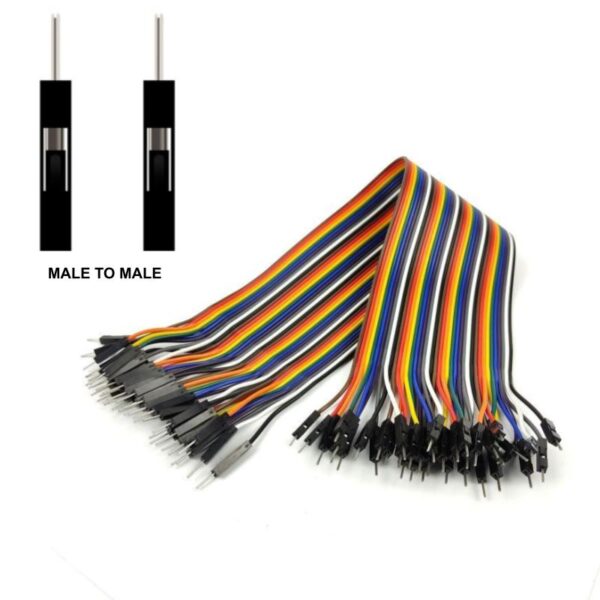Male to Male Jumper Wires 30cm (10-Pack)