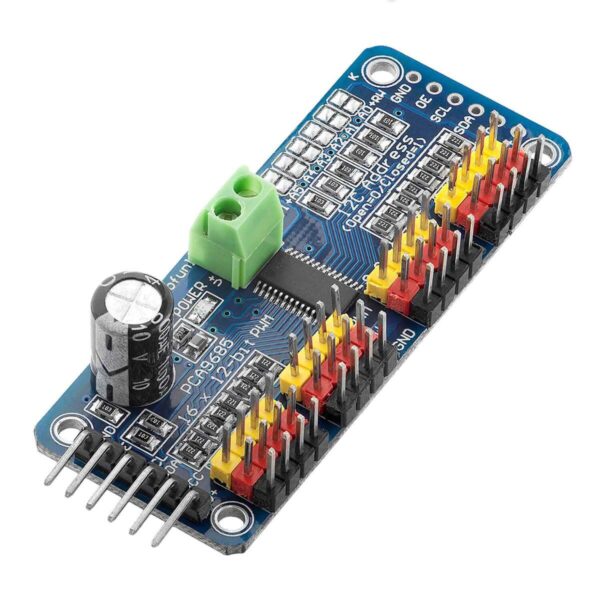PCA9685 16-Channel 12-Bit PWM/Servo Driver Module (I2C)
