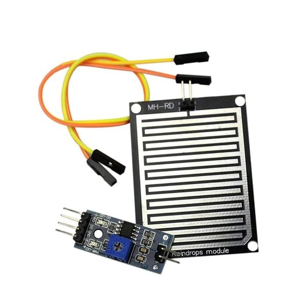 Rain Drop Detection Sensor Module (Detection Plate + Comparator Board)