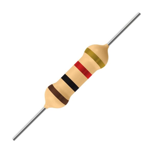 Carbon Resistor 100KΩ 1W Through Hole