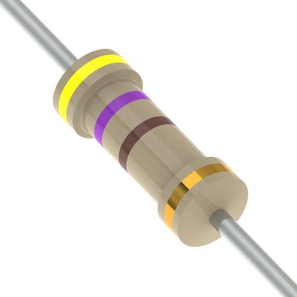 Carbon Resistor 470Ω 0.25W Through Hole